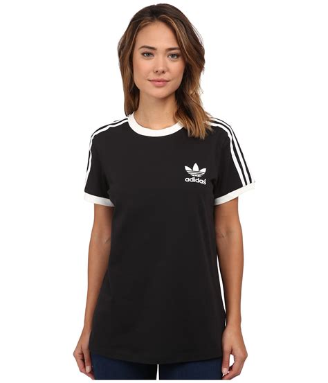 womens adidas original 3 stripe t shirt|Adidas 3 stripes long sleeve.